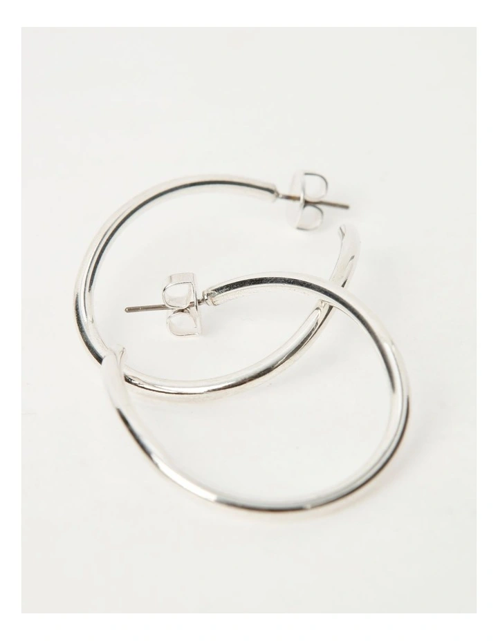 Irregular Earring in Silver image 3