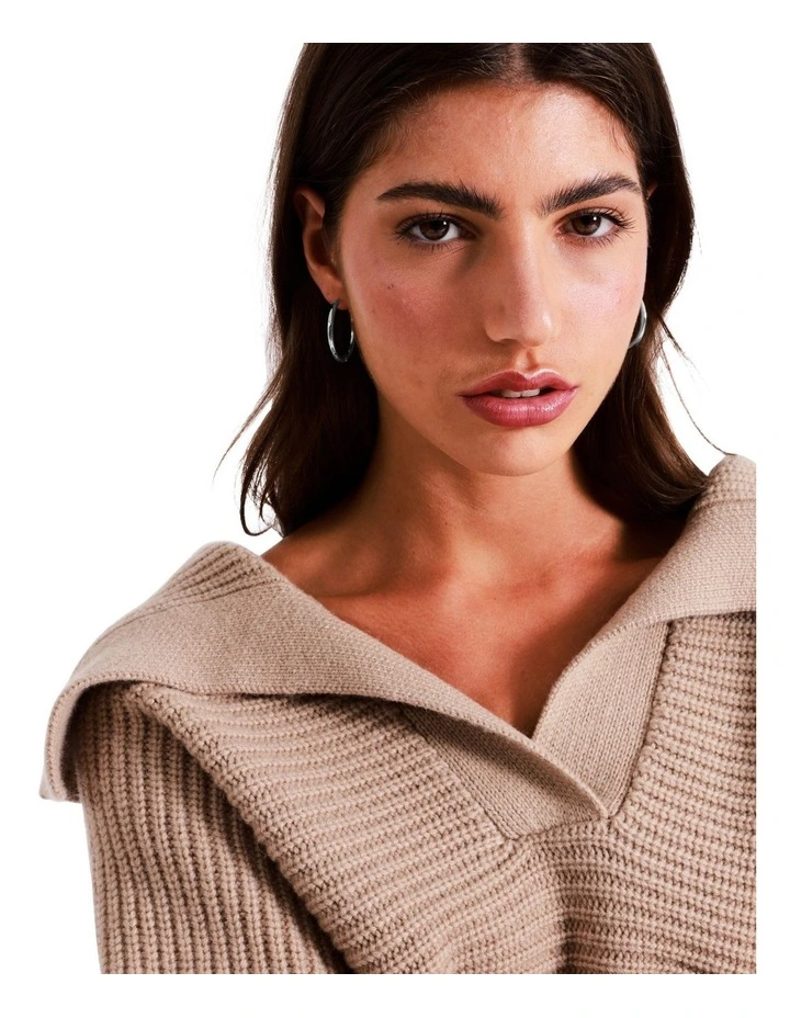 Classic Hoop Earring in Silver image 4