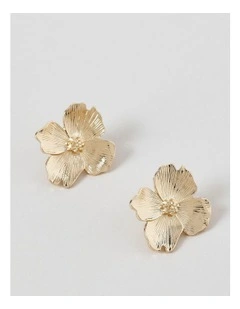 Petals Earrings in Gold