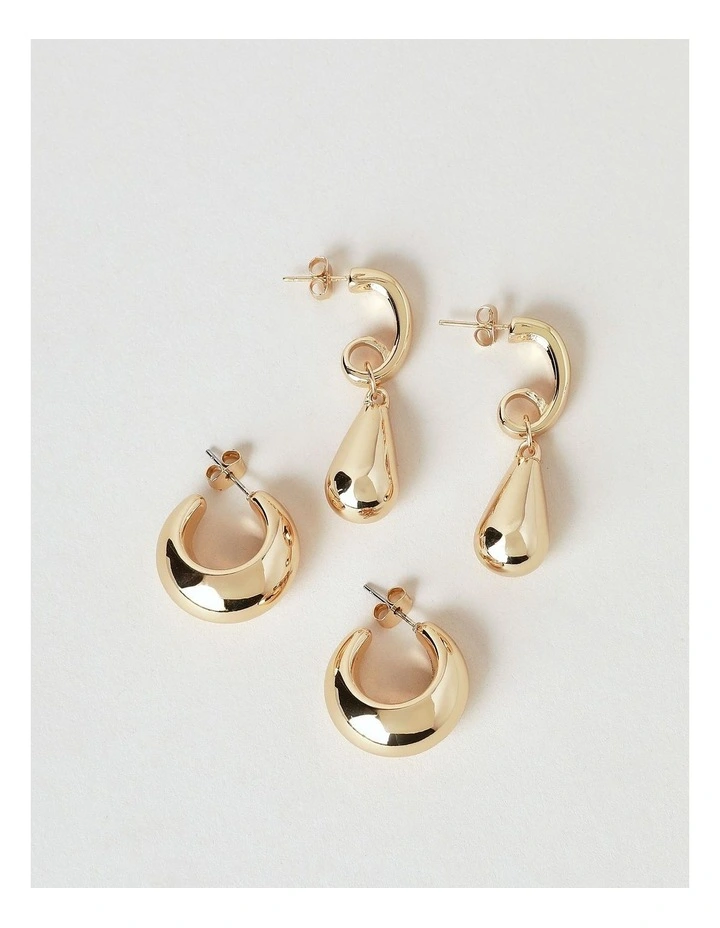 Raindrop Earring in Gold image 1