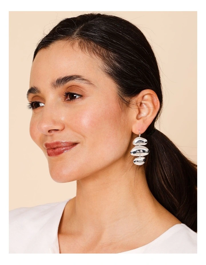 Drop Earring in Silver image 2