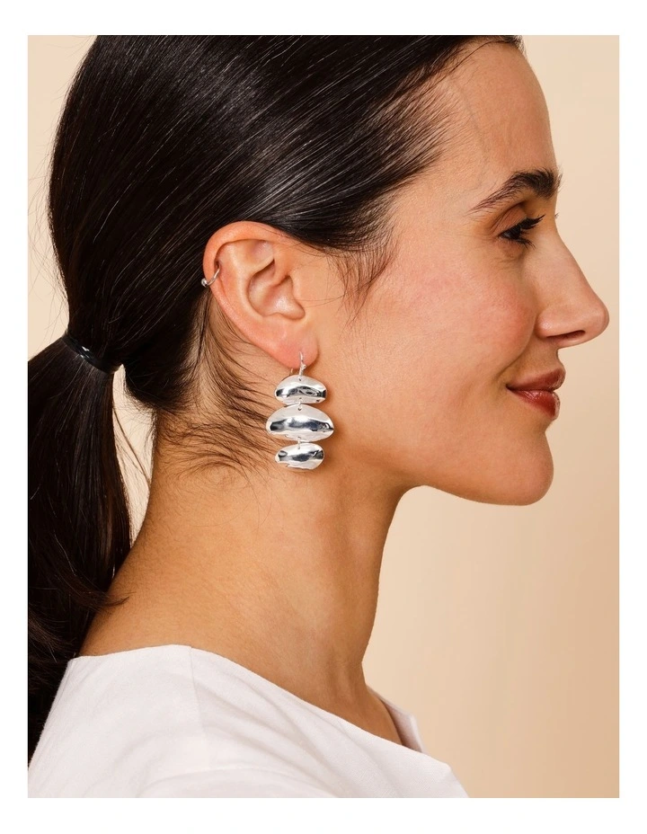 Drop Earring in Silver image 4