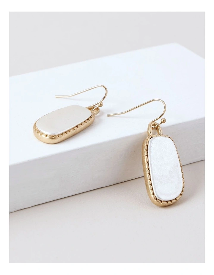 Drop Earring in Gold/Silver image 2