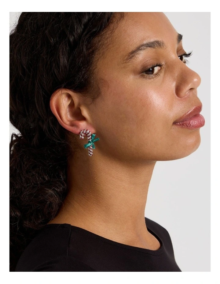 Candy Cane 2PK Earrings in Multi image 2