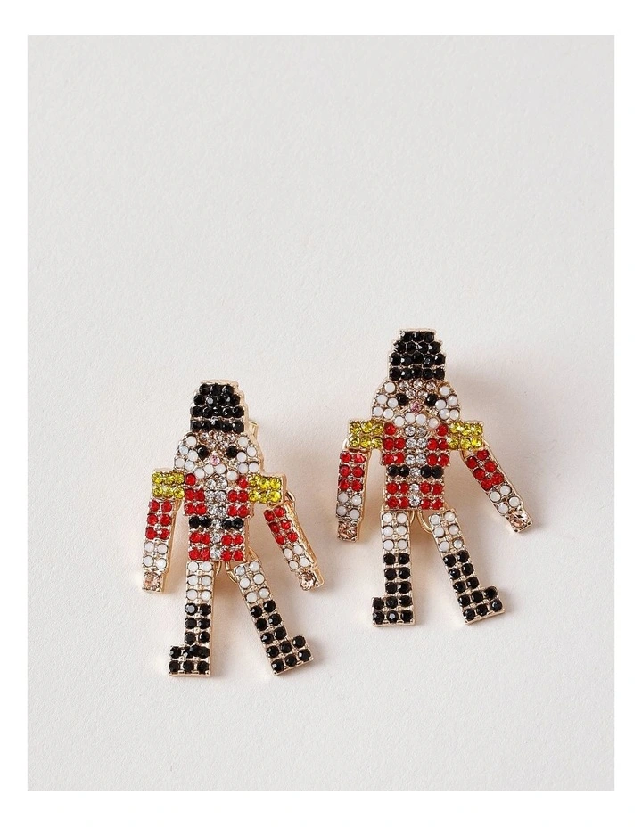Nutcracker Earrings in Multi image 3