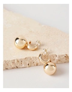 Gold Sphere Earring in Gold
