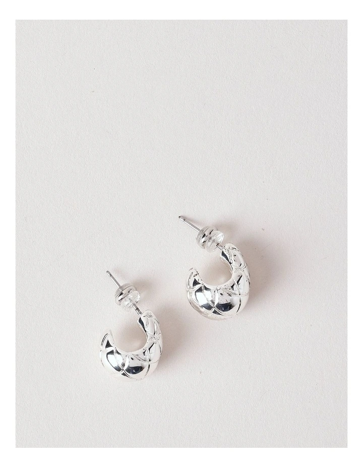 Small Drop Earring in Silver image 1