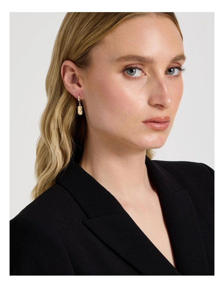 Drop Earrings in Gold image 2