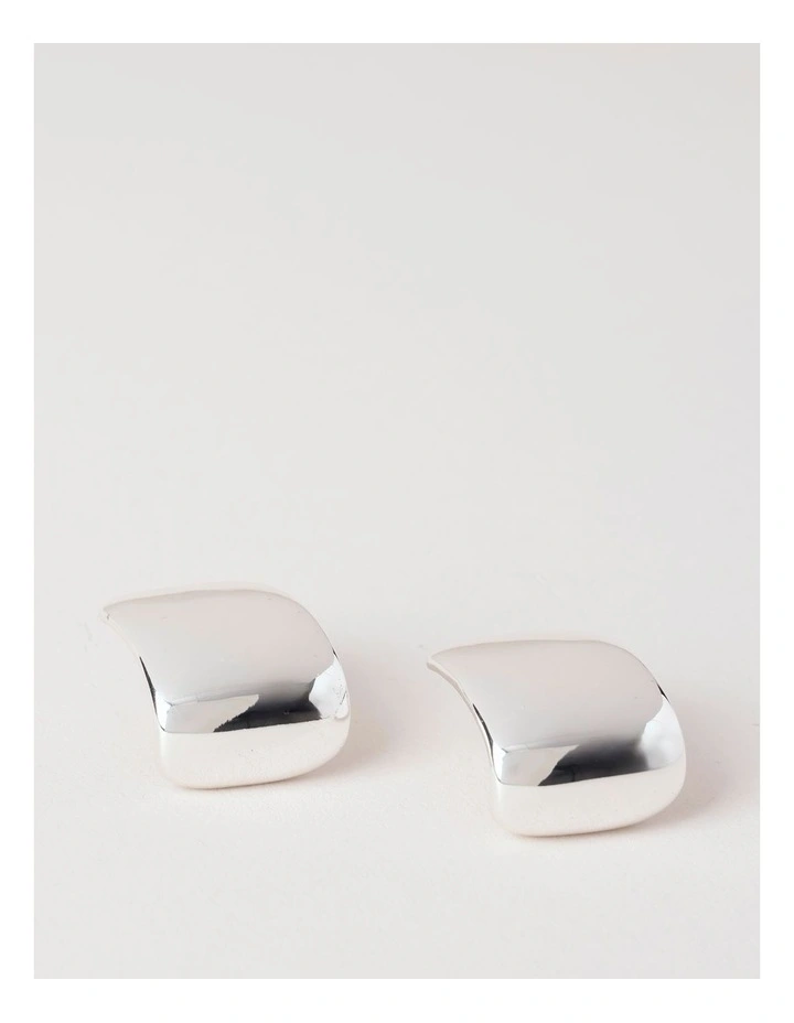 Square Studs in Silver image 1