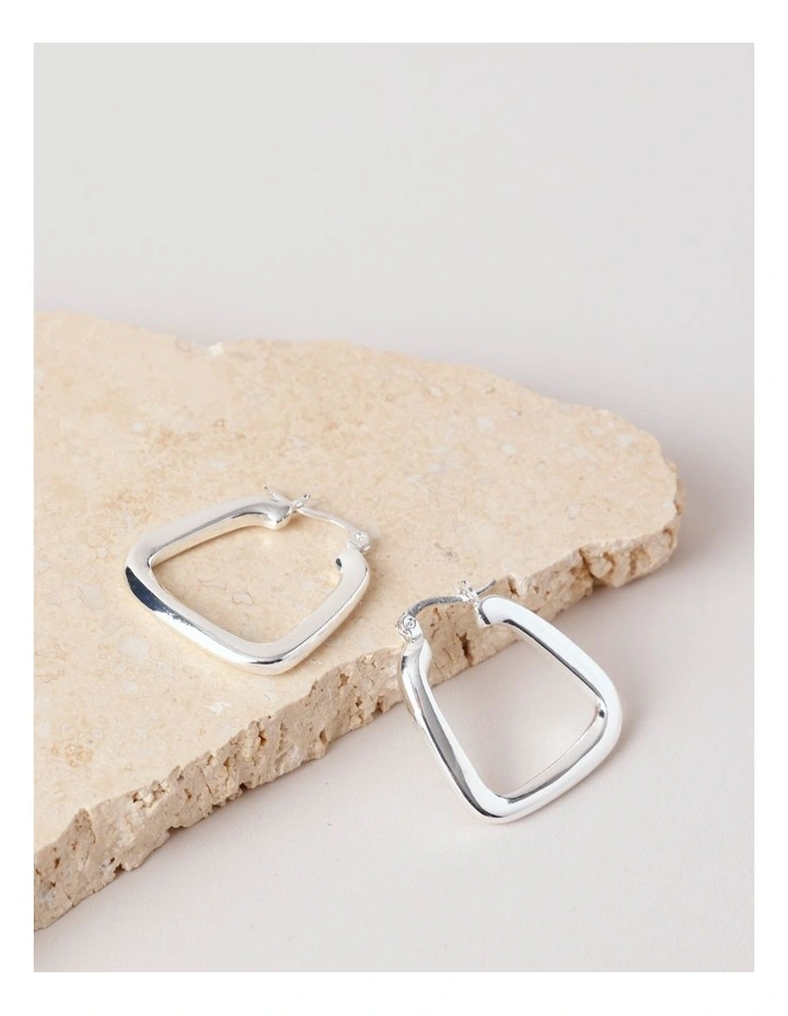 Hoops in Silver image 3