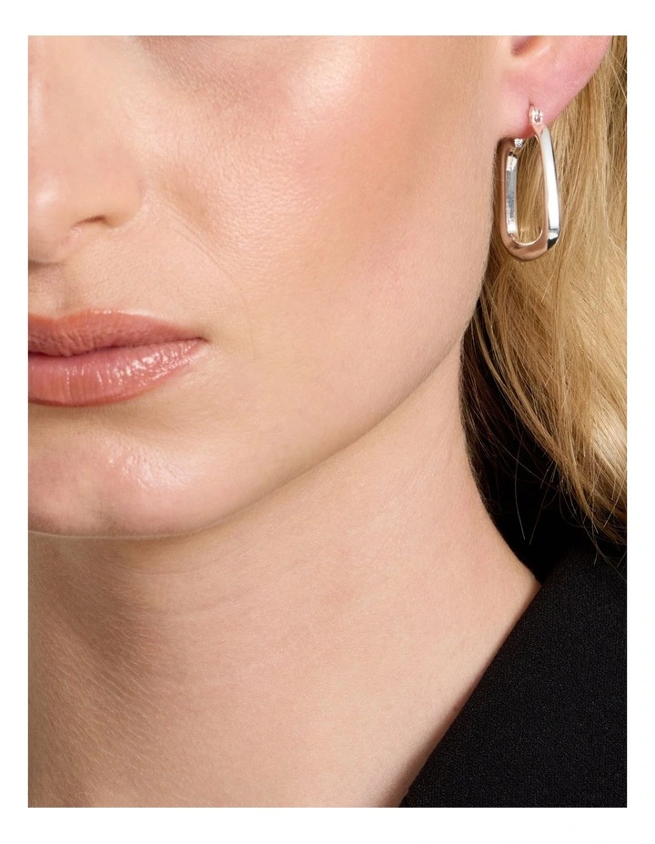 Hoops in Silver image 4