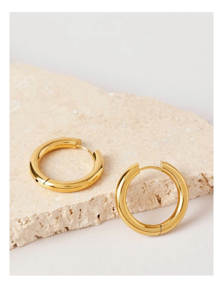 Large Hoop in Gold image 1