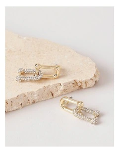 Gold Chain Earring in Gold