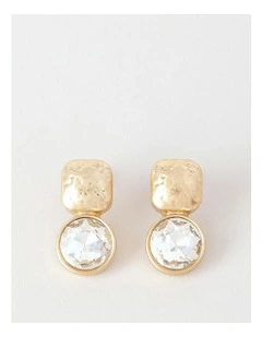 Diamante Stud in Gold