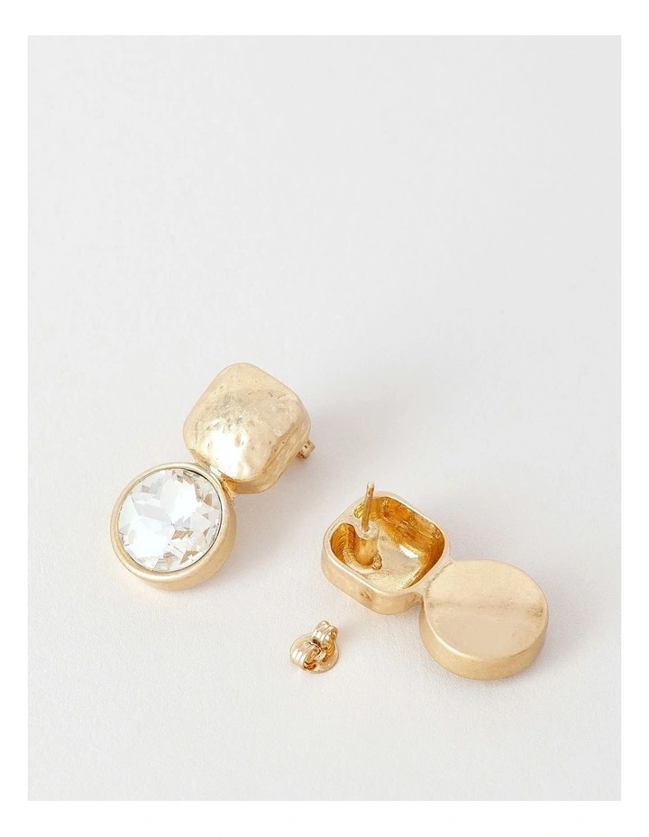Diamante Stud in Gold image 3