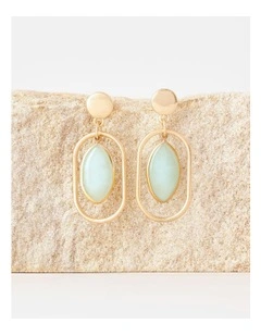 Drop Earring in Blue