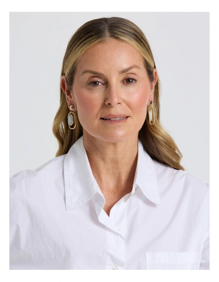 Drop Earring in Blue image 2