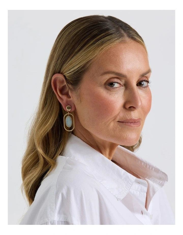 Drop Earring in Blue image 4