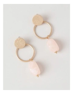 Drop Earring in Pink