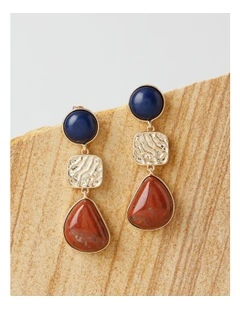 Multi Drop Earring in Multi