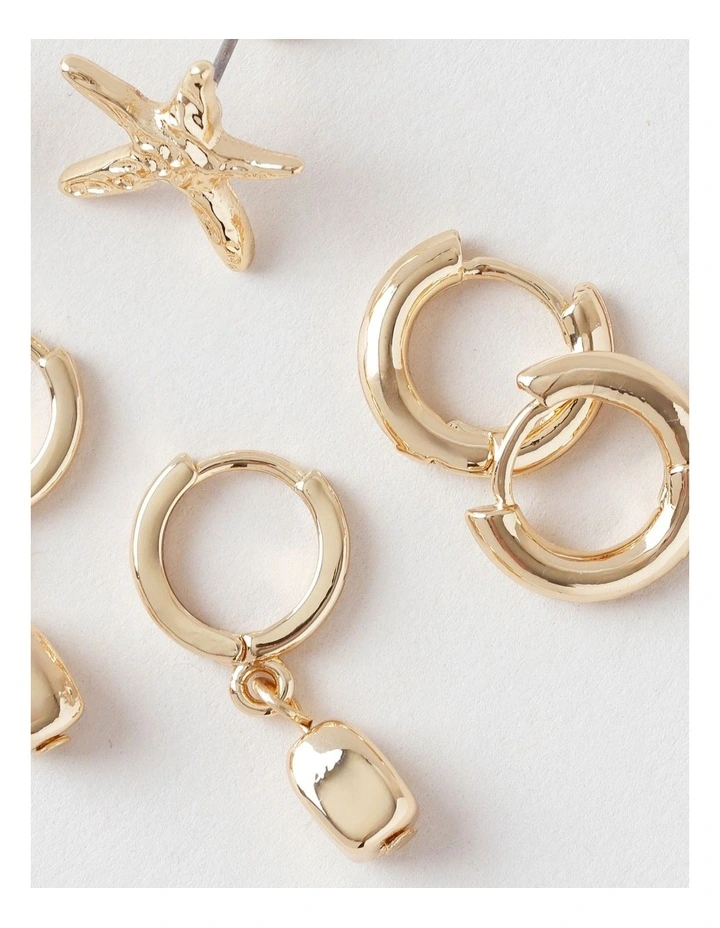 Starfish 3PK Earring image 3