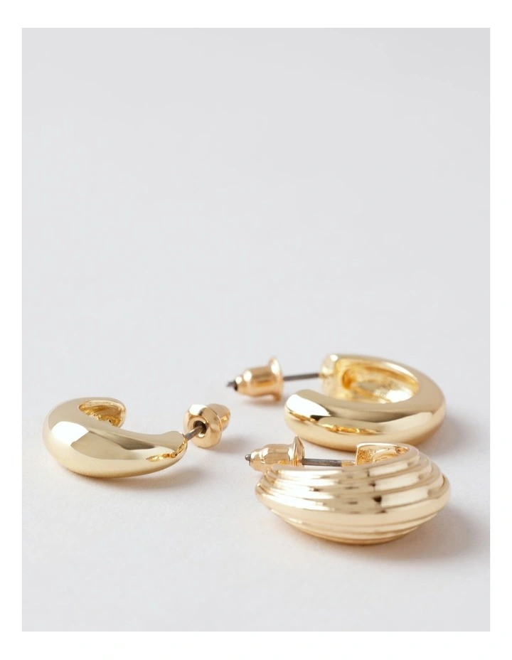 3PK Hoops in Gold image 2