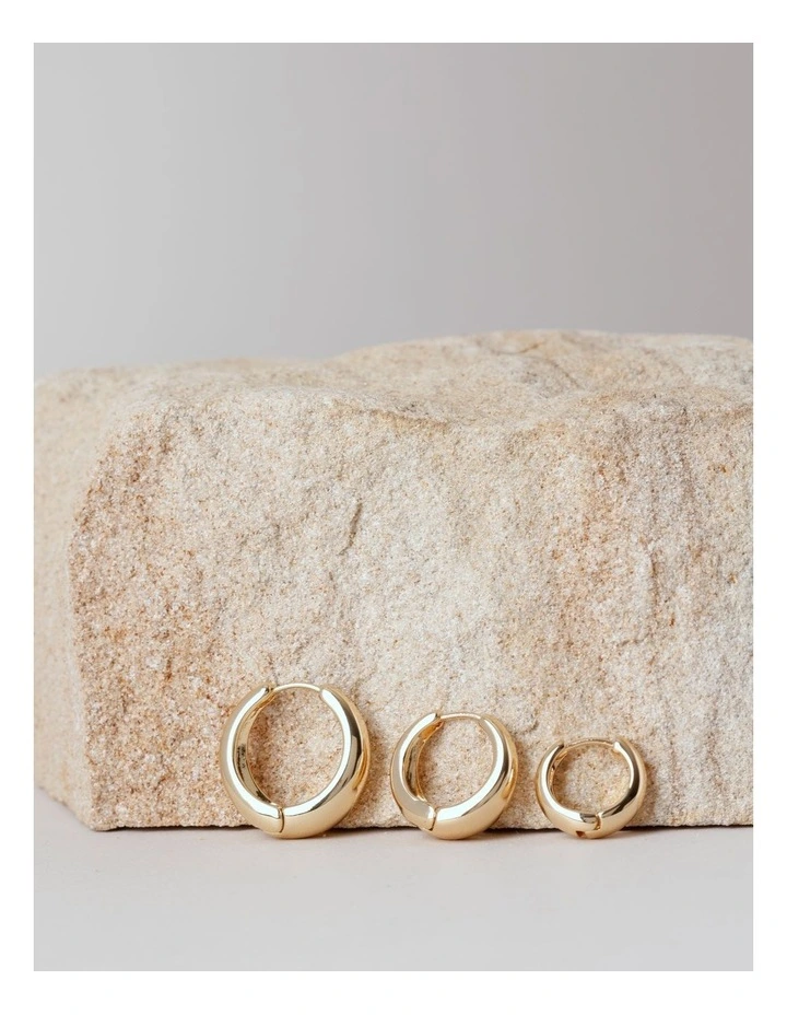 3PK Hoops in Gold image 2
