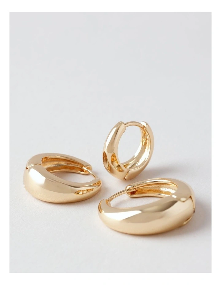 3PK Hoops in Gold image 3