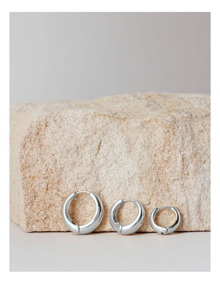 3PK Hoop in Silver image 2