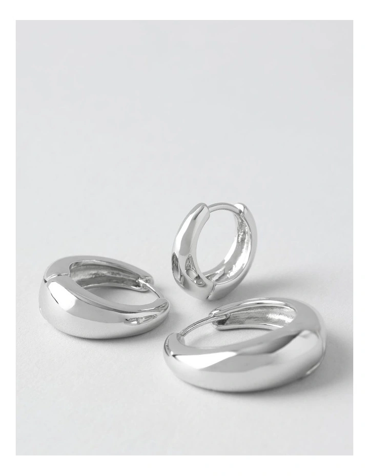 3PK Hoop in Silver image 3