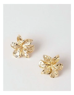Flower Earring in Gold