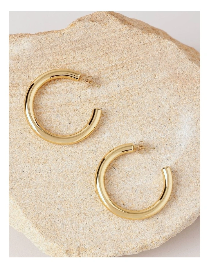 Smooth Rounded 40MM Hoop image 1