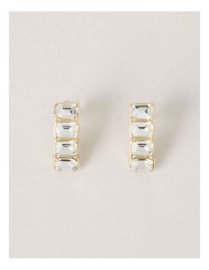 Quadruple Diamante Stud in Gold image 1