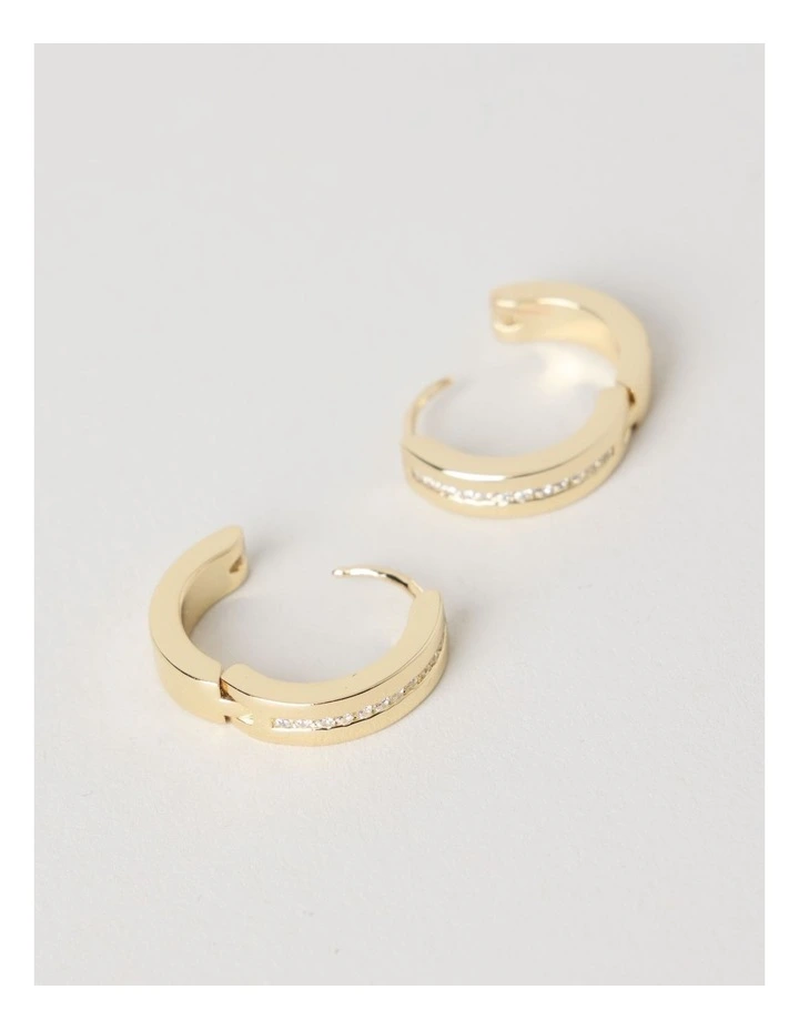 Diamante Sleeper in Gold image 3