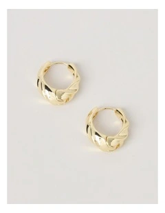 Twist Earring in Gold