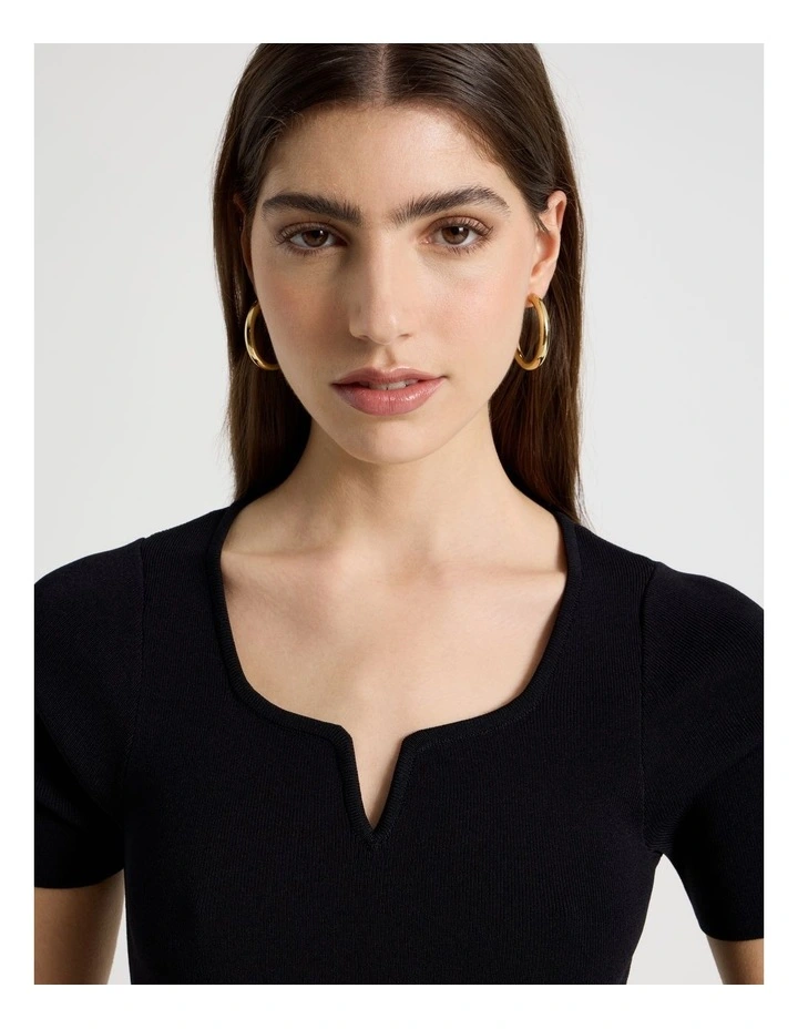 Waterproof Hoop Earrings in Gold 40mm image 4