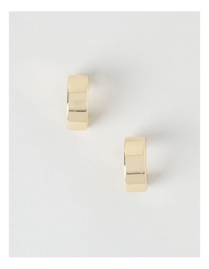 Chunky Hoops in Gold image 1