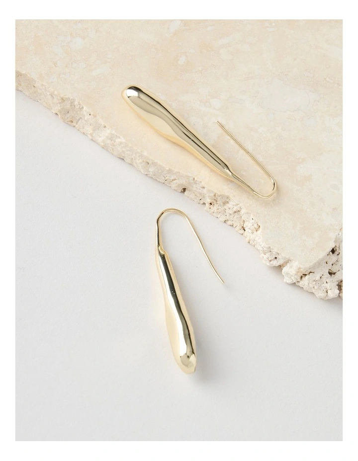 Rhondal Earrings in Gold image 2