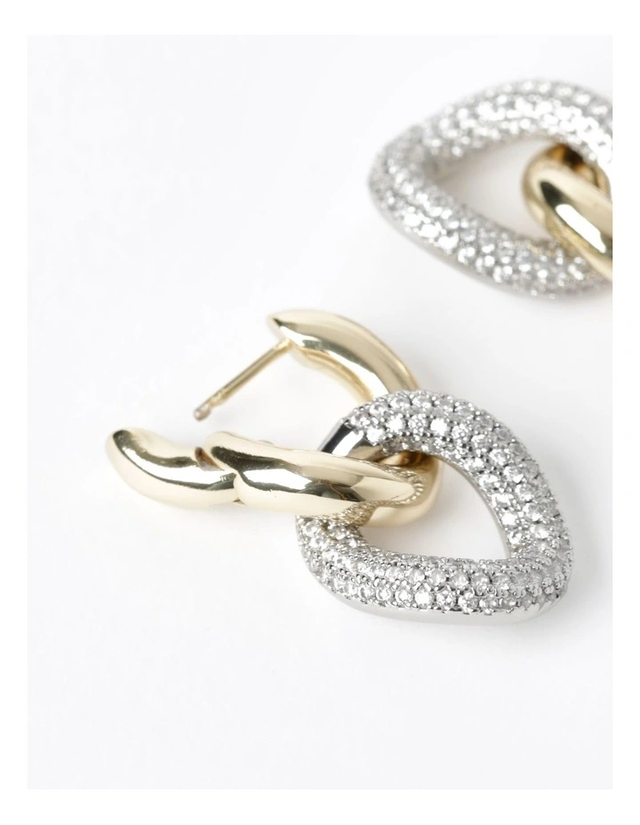 Bold Metals Earring in Two-Tone image 5