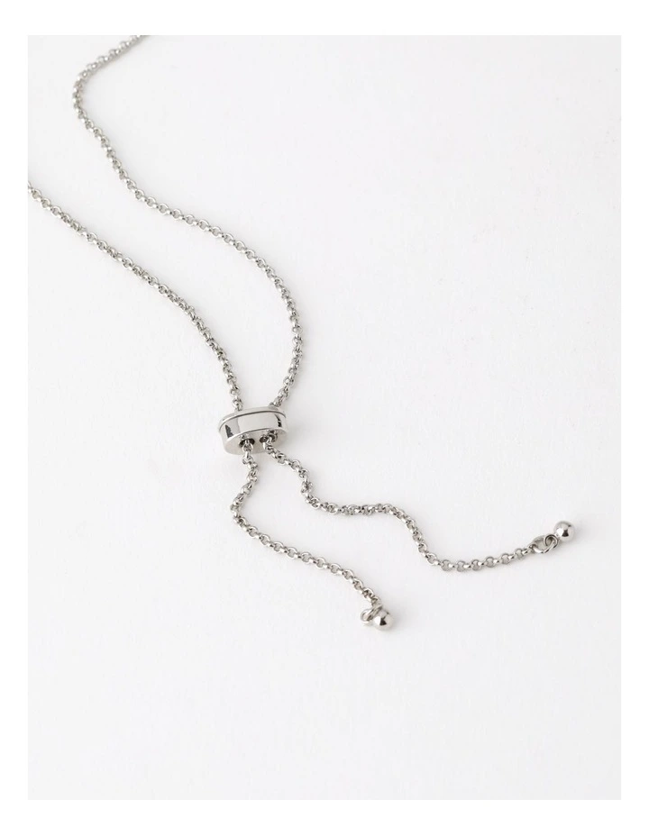 Mixed Metal Charms Necklace in Gold & Silver image 4