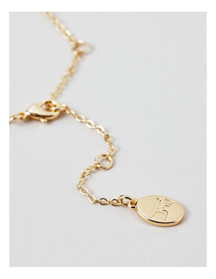 Knot Pendant Necklace in Gold image 5