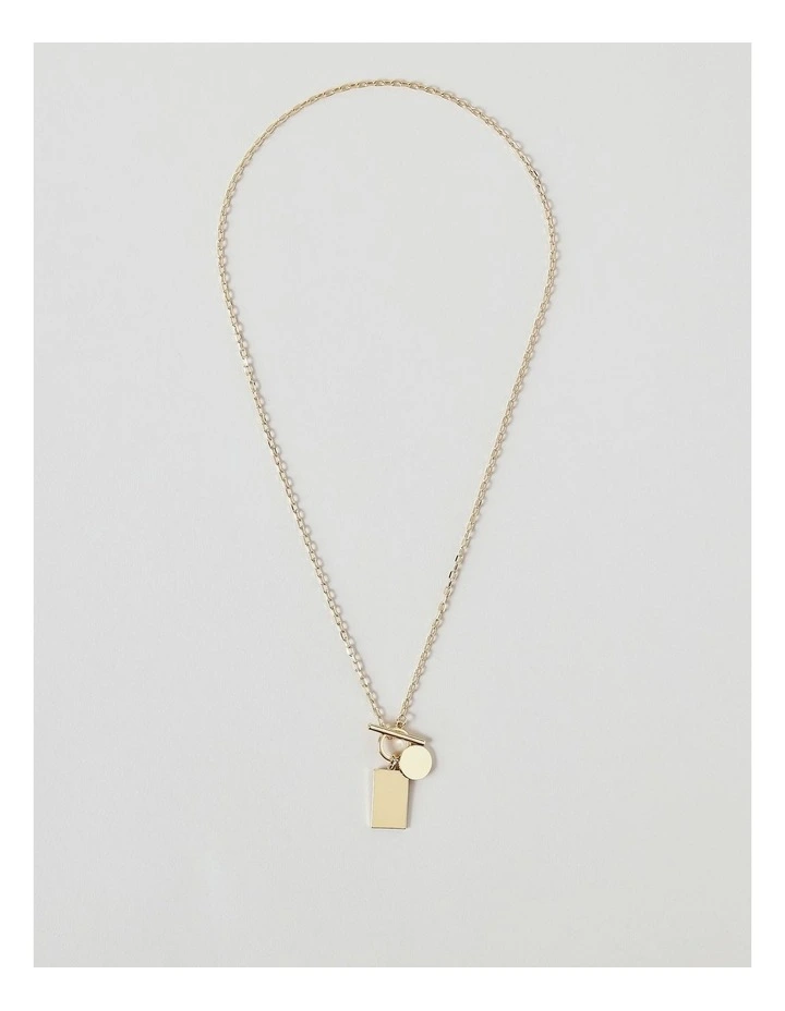 Charm Necklace in Gold image 1