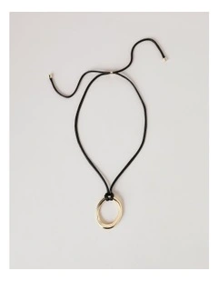 Statement Pendant Necklace in Gold