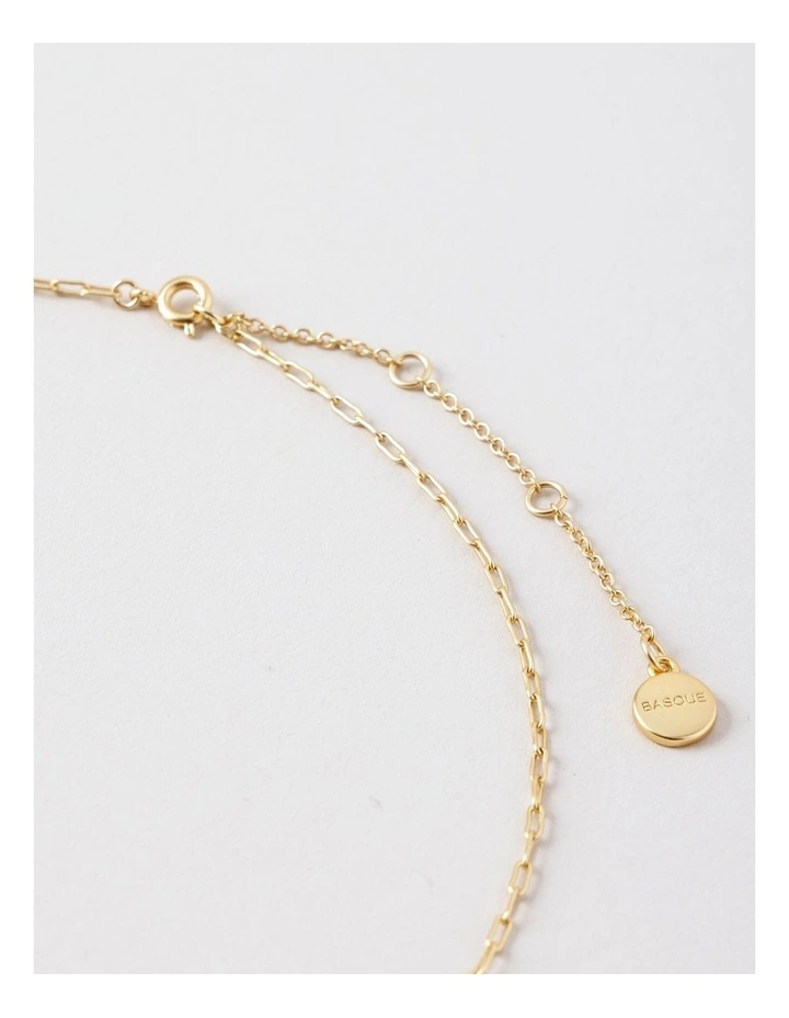 Pisces Pendant Necklace in Gold image 3