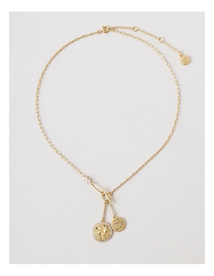 Sagittarius Pendant Necklace in Gold image 1