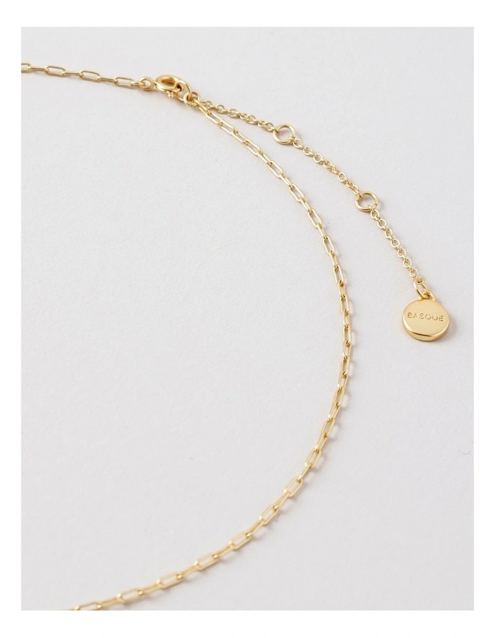 Capricorn Pendant Necklace in Gold image 3