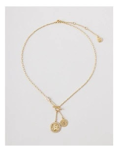 Virgo Pendant Necklace in Gold