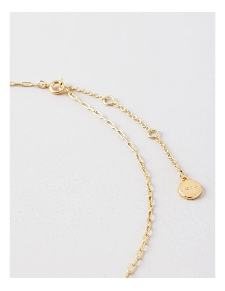 Aries Pendant Necklace in Gold image 3