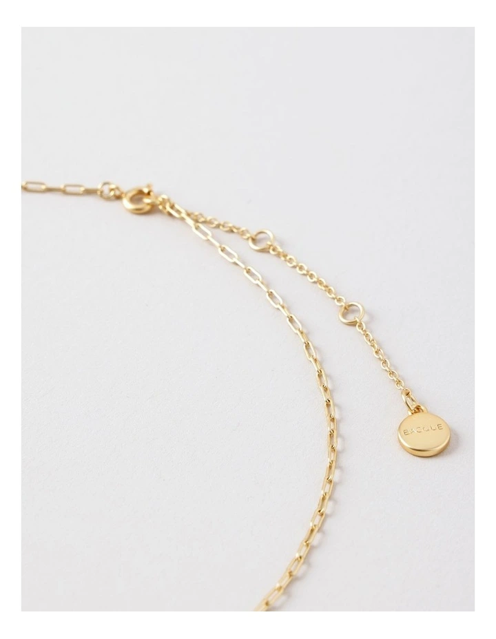 Gemini Pendant Necklace in Gold image 3