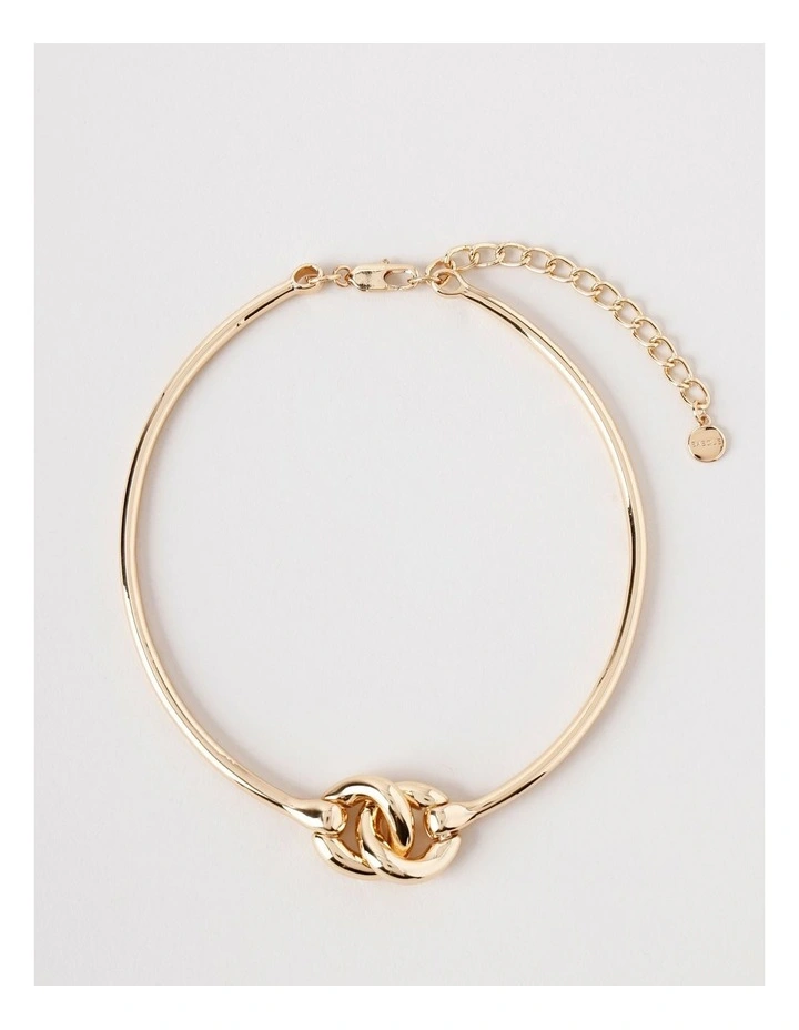 Knot Choker in Gold image 1
